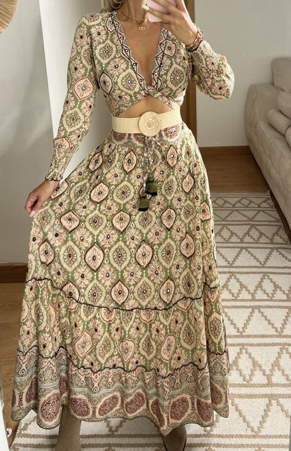 Two Pieces Bohemian dress - Bohèmea Butik