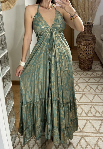 Oasis Silk Dress - Bohèmea Butik