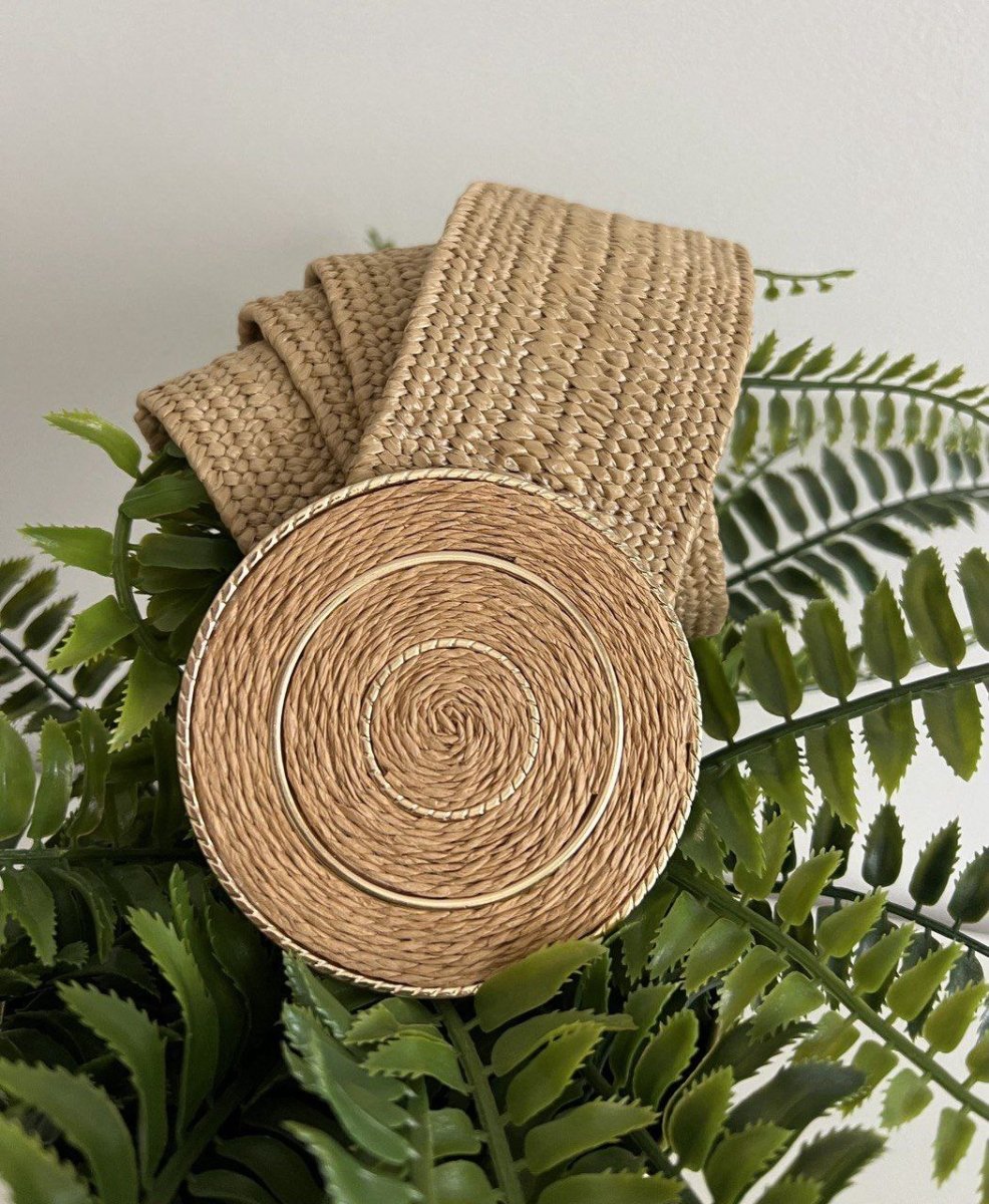 Boho Raffia Belt - Bohèmea Butik