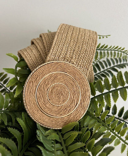 Boho Raffia Belt - Bohèmea Butik