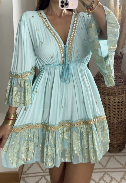 Bambu Short Dress - Bohèmea Butik
