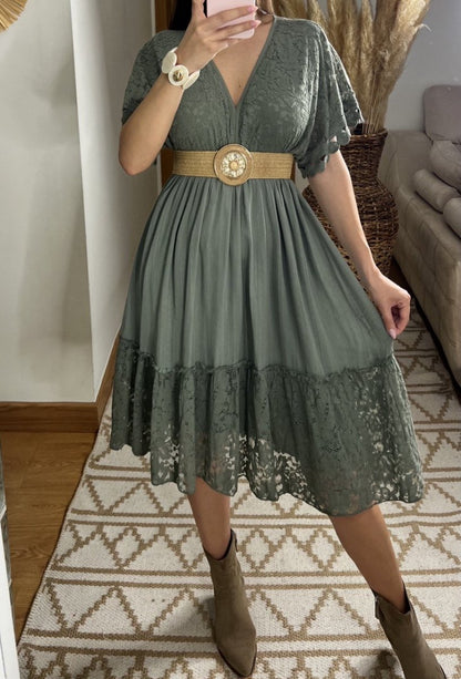 Mini Lace Boho Dress - Bohèmea Butik