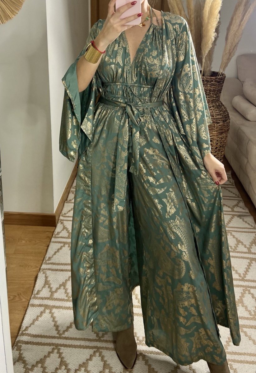 Natural Silk Jumpsuit & Kimono - Bohèmea Butik