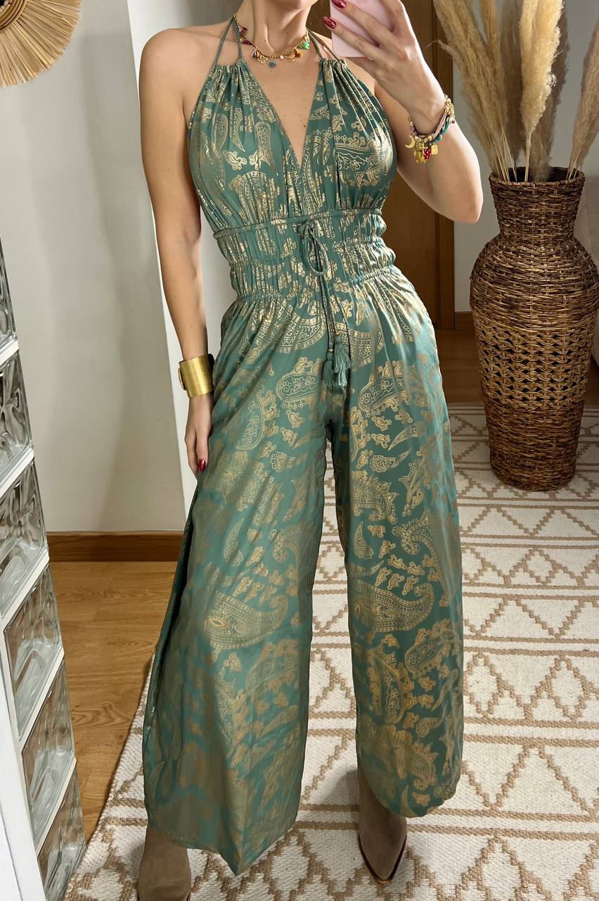 Natural Silk Jumpsuit & Kimono - Bohèmea Butik
