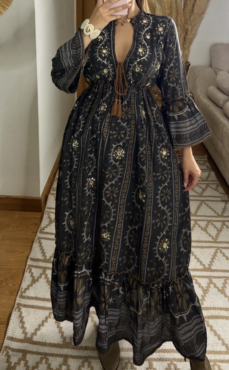 Meetik Boho Dress - Bohèmea Butik