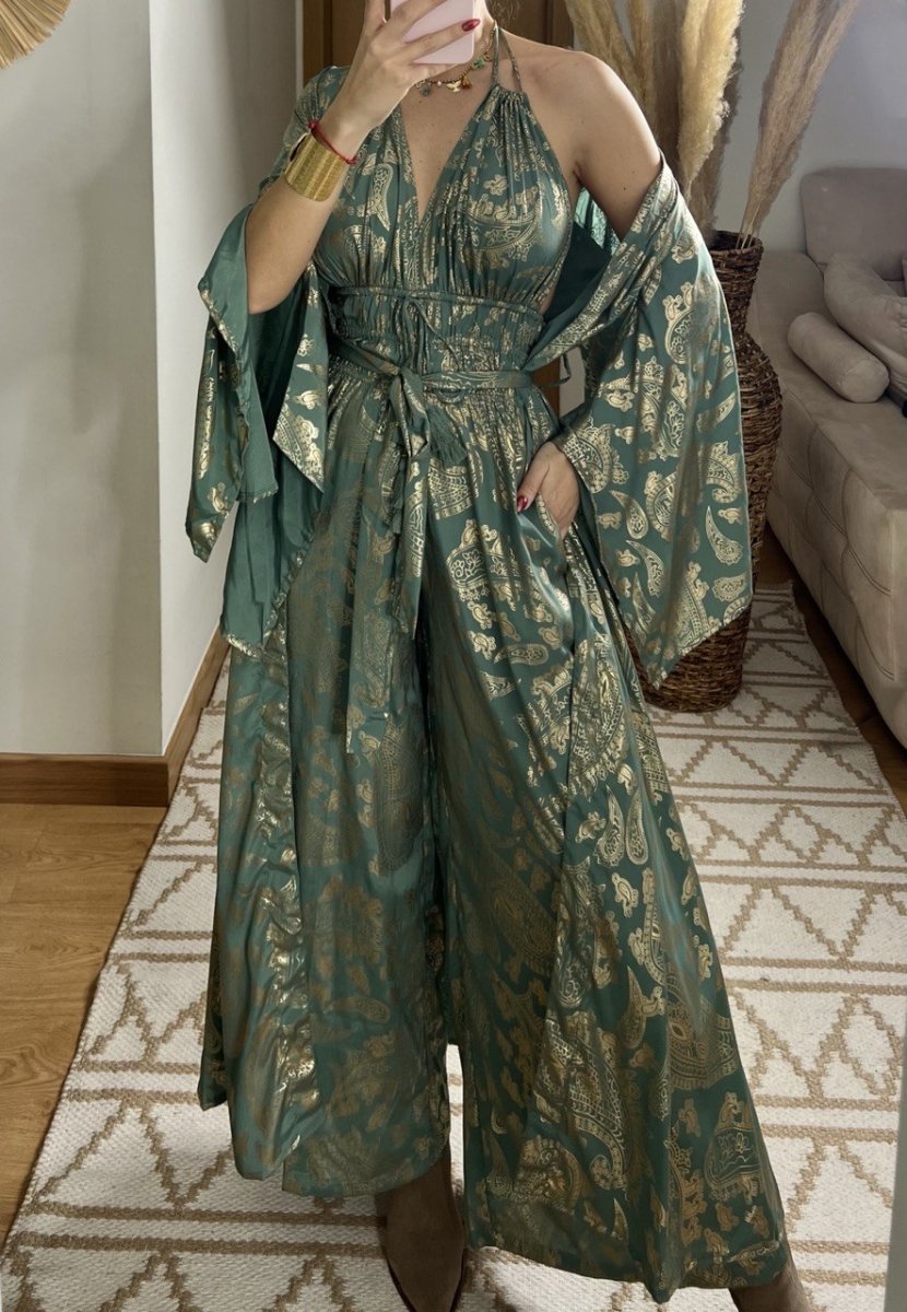 Natural Silk Jumpsuit & Kimono - Bohèmea Butik