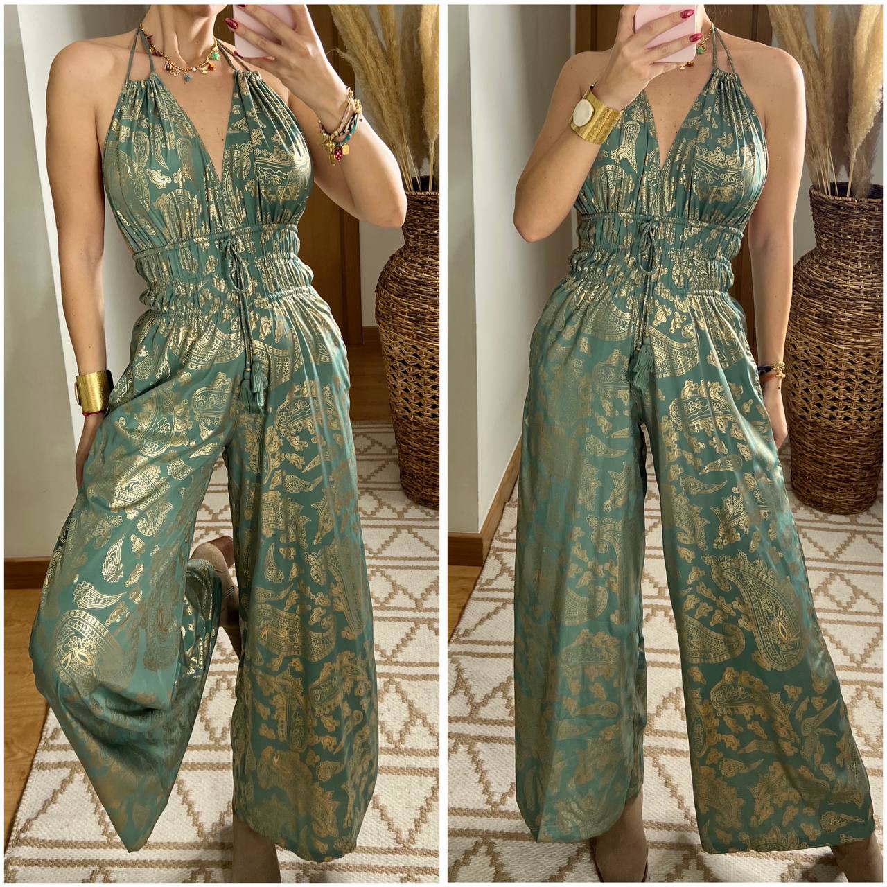 Natural Silk Jumpsuit & Kimono - Bohèmea Butik