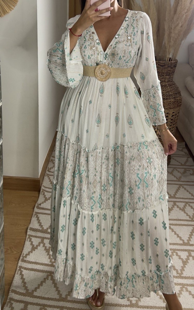 Floral Haven Boho dress - Bohèmea Butik
