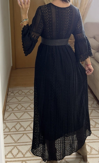 Sage Lace Dress - Bohèmea Butik