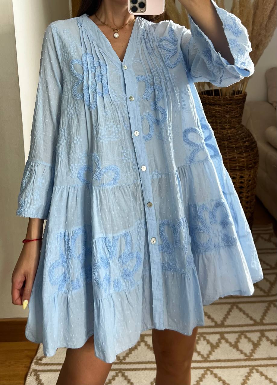 Plumeti Midi Dress - Bohèmea Butik