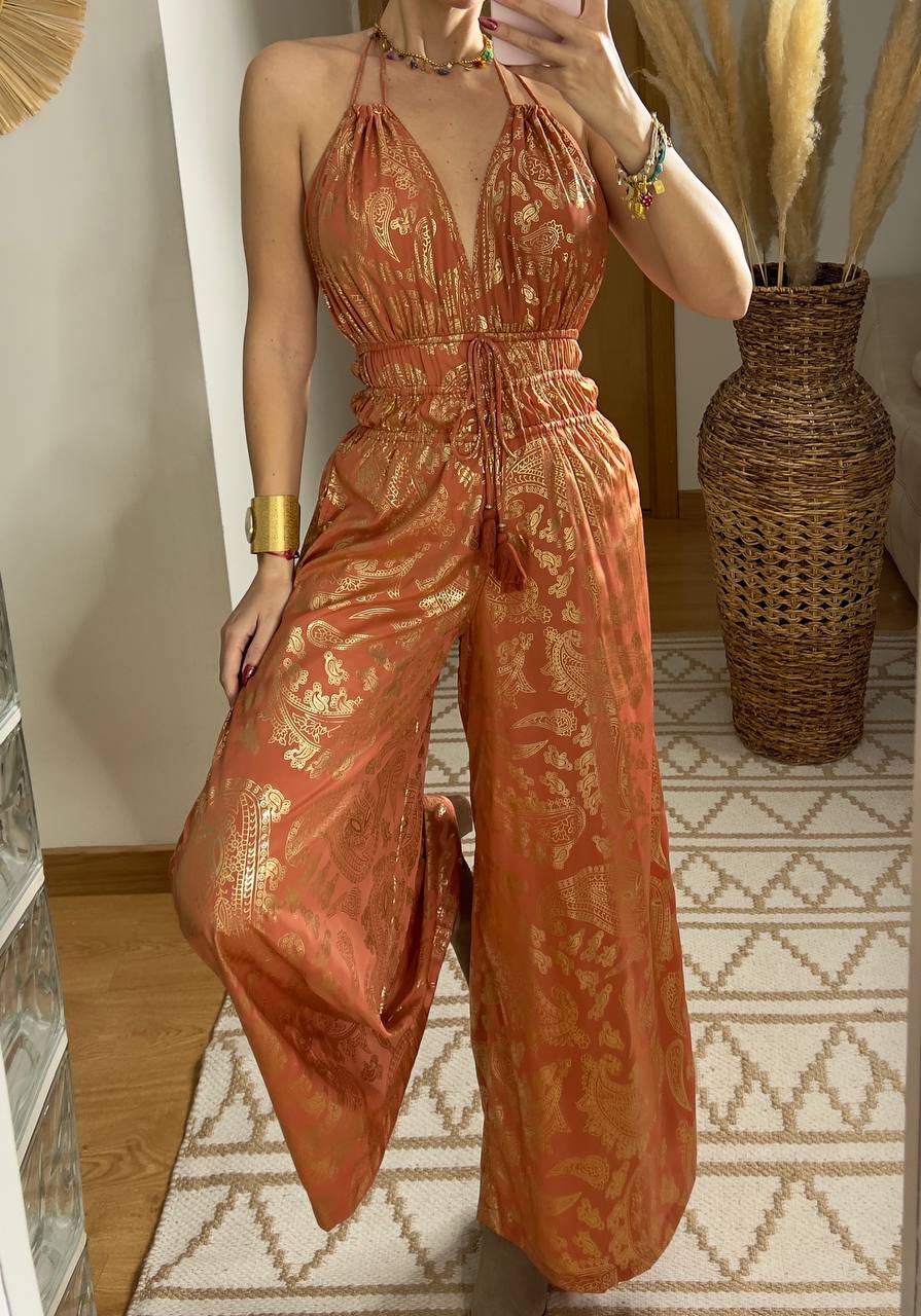 Natural Silk Jumpsuit & Kimono - Bohèmea Butik